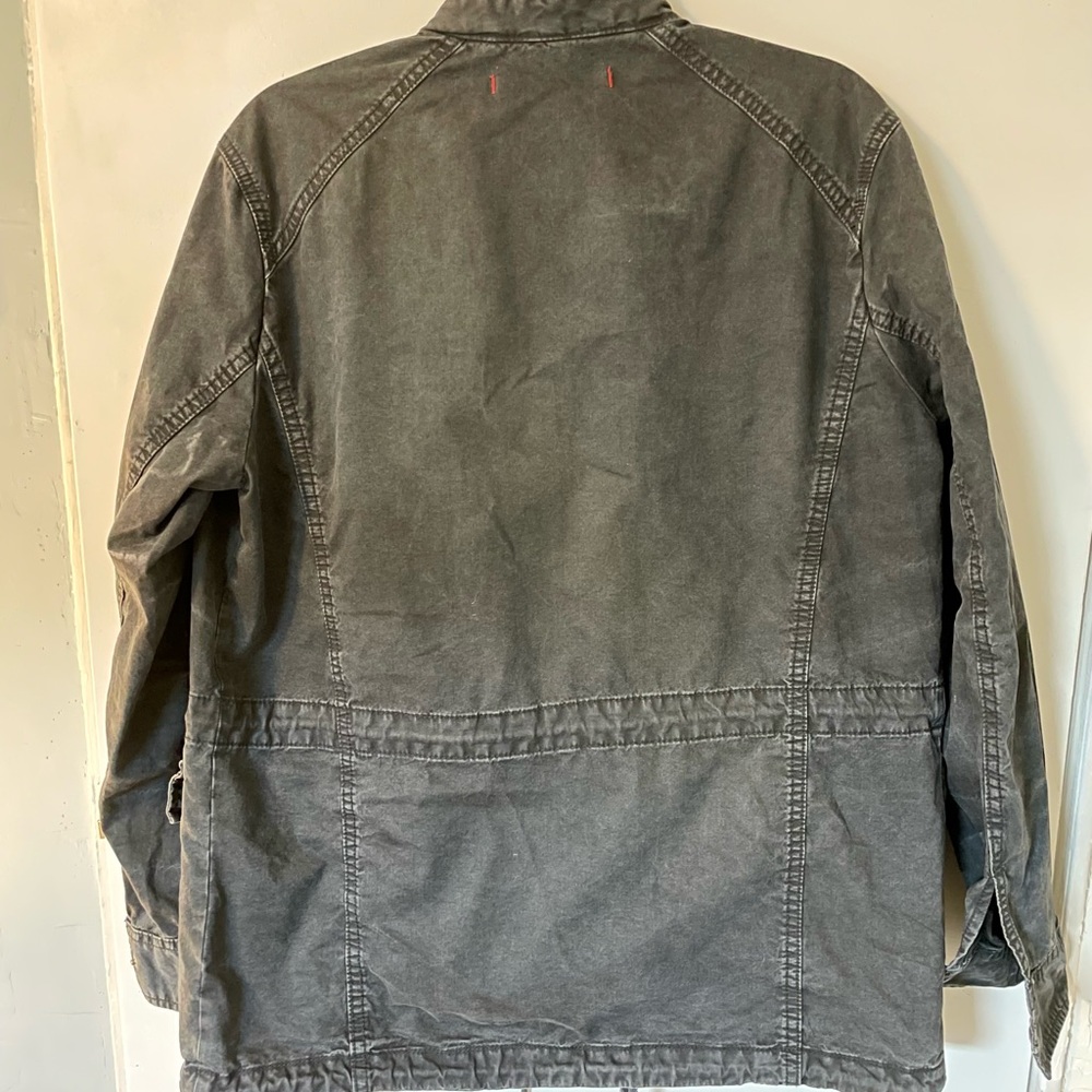 Mens AE Military Style Jacket w/ Zip Hood Size: Small